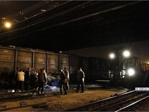 "Японец" упал прямо на вагон с углем. 
Фото: kerch.com.ua