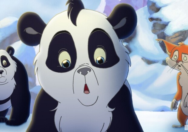 Кадр из ленты "Смелый большой панда".