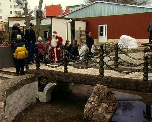 Дед Мороз посеился в Севастополе. 