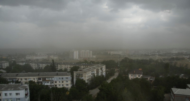 В Крыму прошел мгновенный шторм. Фото: cit.ua.