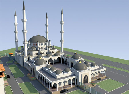 Проект Соборной мечети. Фото: ДУМК