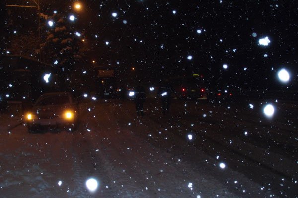 Дорога Алушта – Ялта засыпана снегом. Фото: "Новый регион".