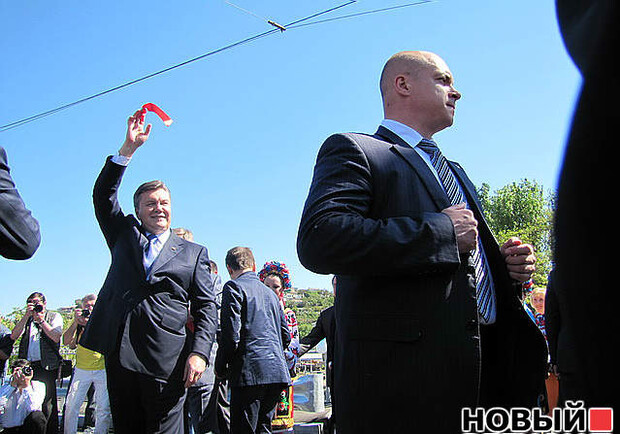 Янукович в Севастополе. Фото: Новый Регион