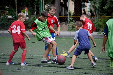 Для детей построят спортивный городок. Фото пресс-службы горсовета