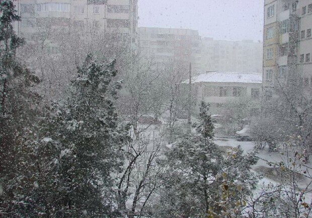 Новость - События - В Крыму местами идет снег, иногда с метелью
