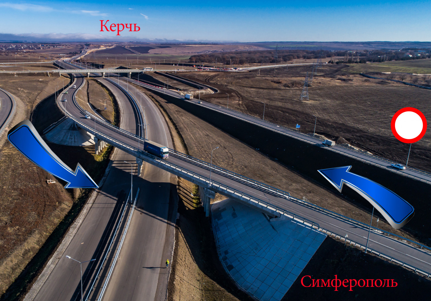 24 февраля изменится схема движения транспорта на въезде в Симферополь