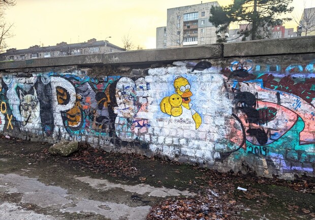 В Днепре определят места, где можно рисовать граффити и муралы - фото: fb Сергей Белый