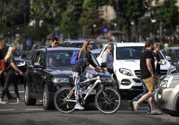 В Украине в ПДД внесли изменения насчет велоинфраструктуры. Фото: УНИАН