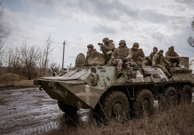 Карта бойових дій в Україні 18 березня. 