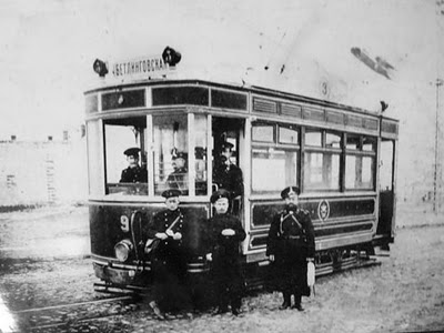 Один из первых симферопольских трамваев. Фото с сайта crimeanblog.blogspot.com