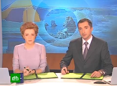 Российский канал «НТВ» снял сюжет об отдыхе в Крыму.