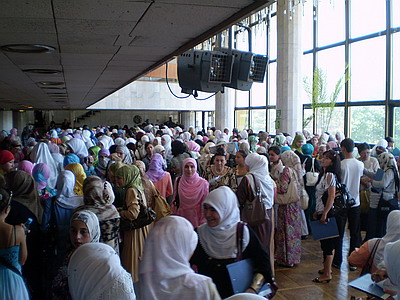 Фото с сайта ic.vc На конференции собрались сторонницы хиджаба