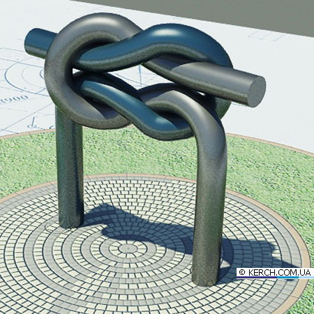 Статуя морскому узлу появится в Керчи. Фото с сайта "KERCH.COM.UA"