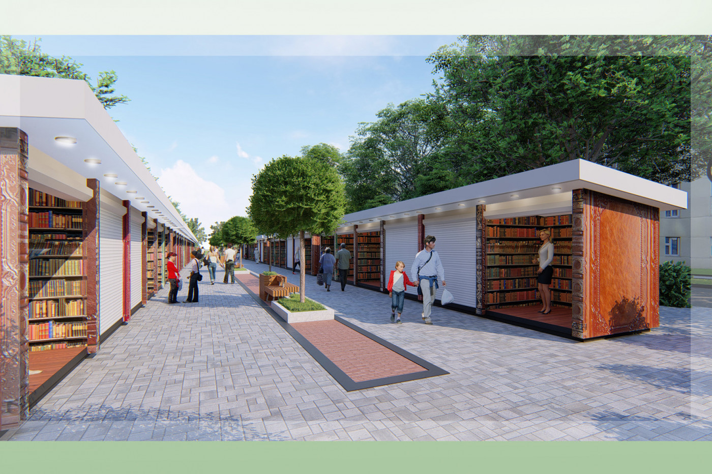 Новость - События - Фотофакт: как будет выглядеть новый книжный рынок Симферополя