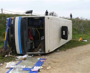 В Крыму в этом году случилось больше аварий с общественным транспортом, чем в прошлом. Фото пресс-службы Департамента ГАИ МВД Украины