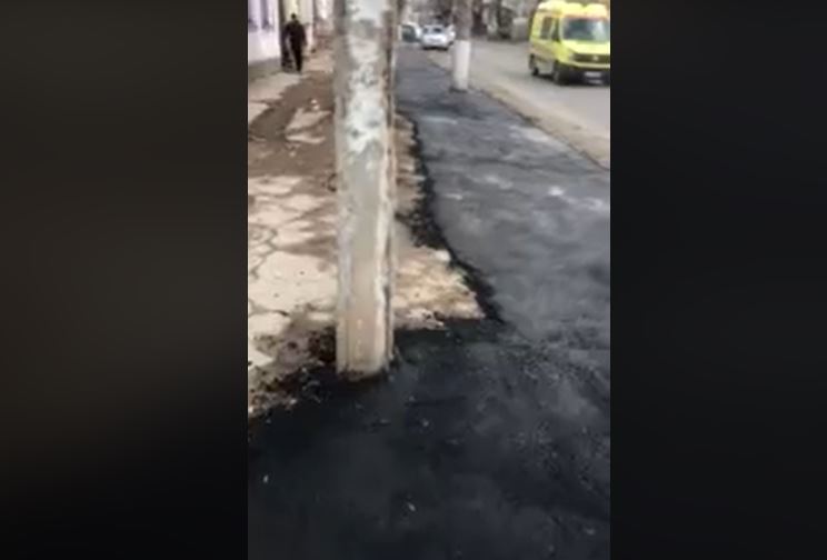 Симферопольцы шокированы ремонтом тротуаров на ул. Козлова
