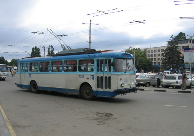 Симферопольские троллейбусы изменяют маршрут. Фото с сайта dic.academic.ru