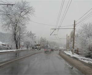 Крымская столица вся в снегу. Фото Натальи Ясаковой
